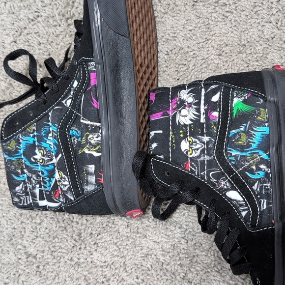 Vans x Disney Sk8-Hi Top Sneakers Villains Women's Size 6 Boys 4.5 - Picture 10 of 12
